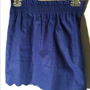 Jcrew scallop city skirt